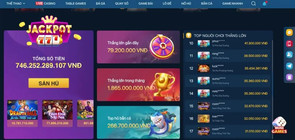 Thưởng sự kiện đặc biệt